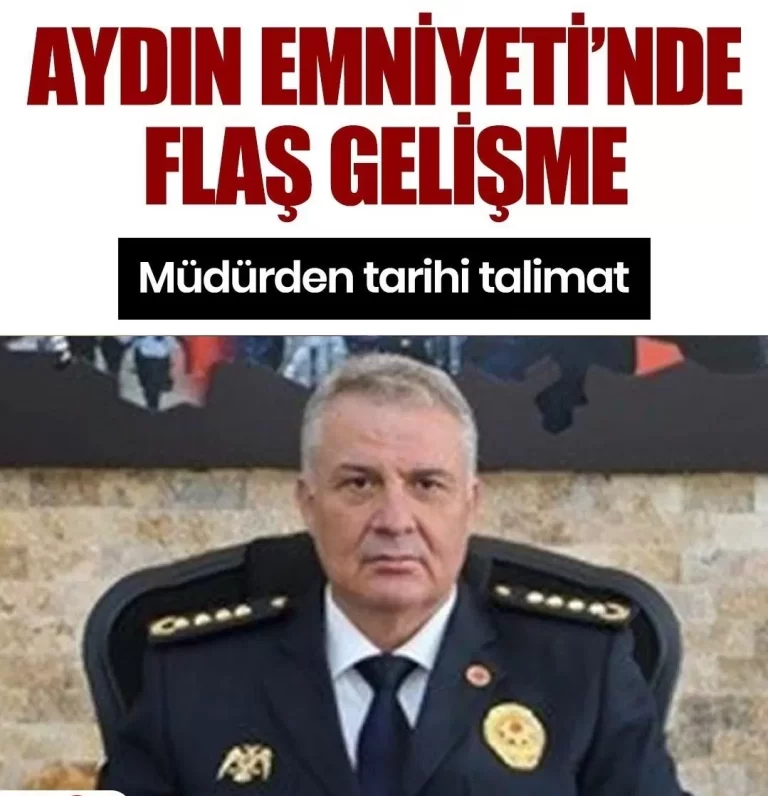 AYDIN İL EMNİYET MÜDÜRÜ’NDEN POLİSE 12/36 MÜJDESİ