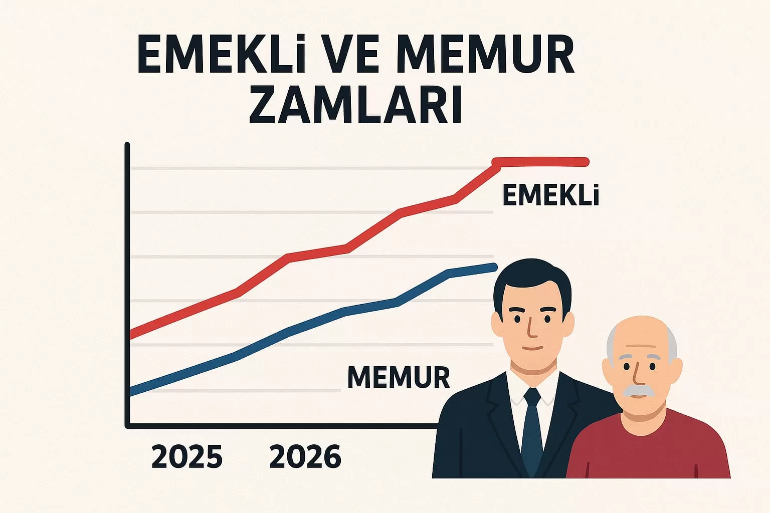 EMEKLİ VE MEMUR NE KADAR ZAM ALACAK DETAYLAR BELLİ OLUYOR