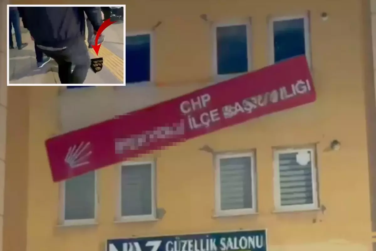 İmralı kararından sonra CHP’nin ilçe binasına saldırı