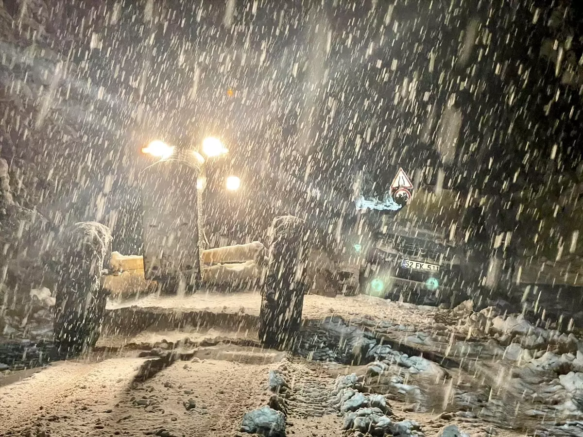 Ordu-Sivas Kara Yolu Ulaşıma Açıldı