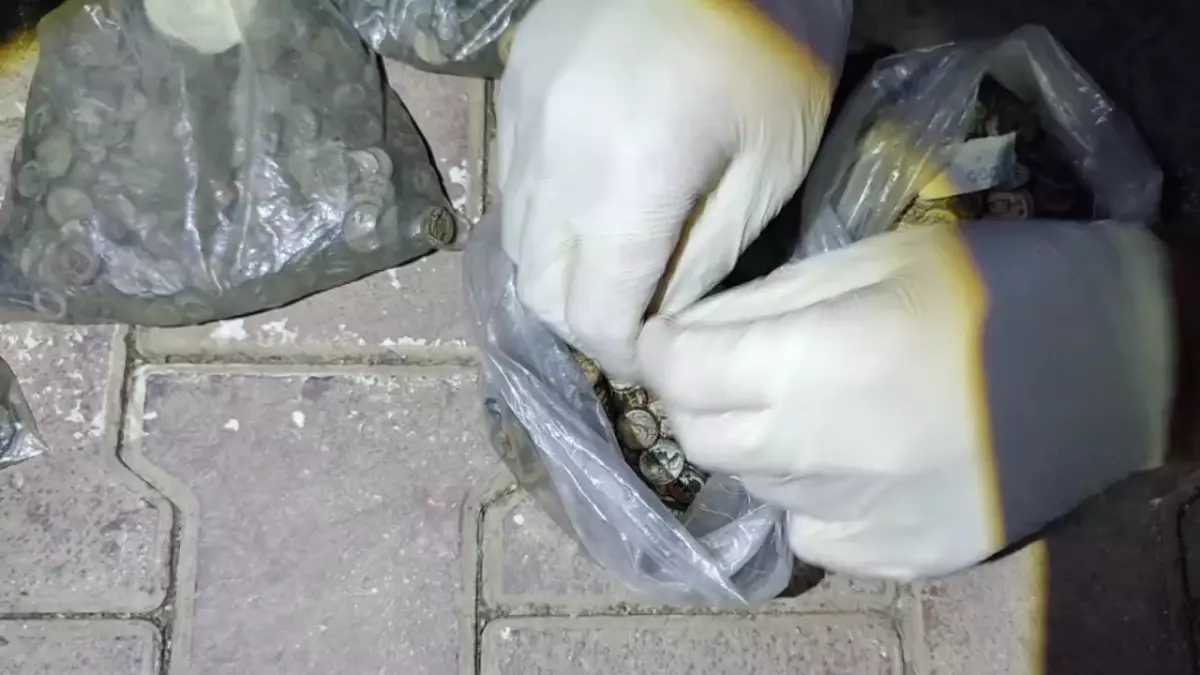 Kızıltepe’de Tarihi Sikkeler Ele Geçirildi